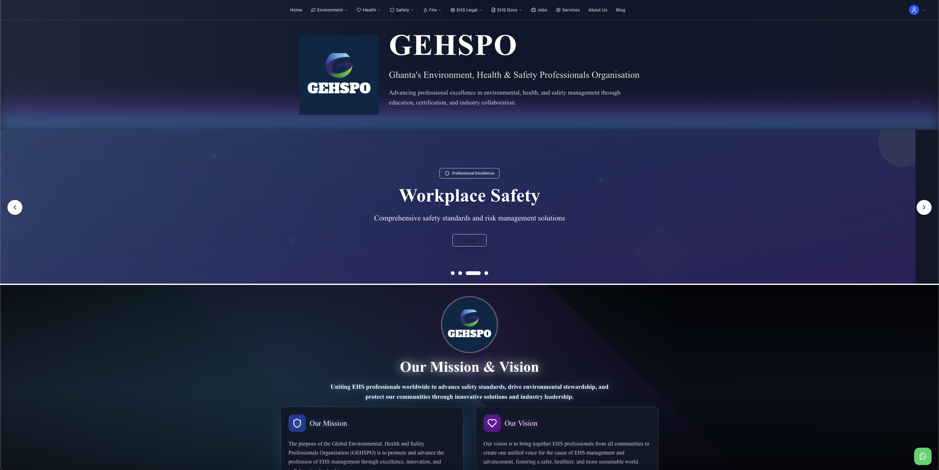 Gehspo website